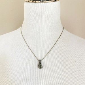 Mariana Necklace Swarovski Crystal Single Tear Drop Stone Classic Beauty